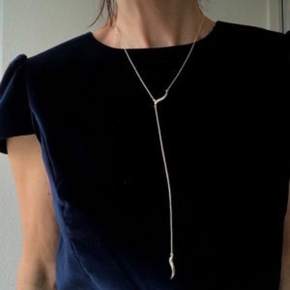 Kendra Scott Jace silver necklace